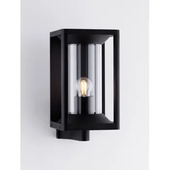 PACIFIC ZIDNA LAMPA E27 IP65 CRNA