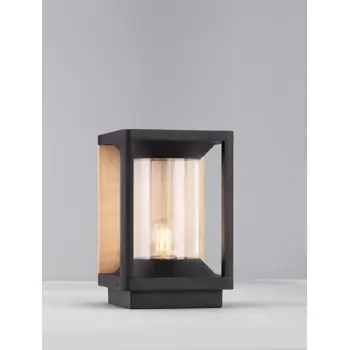 PACIFIC ZIDNA LAMPA E27 IP65 CRNA