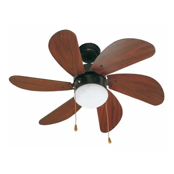 PALAO fi 82CM BROWN 6 BLADES 1 X E14 40W