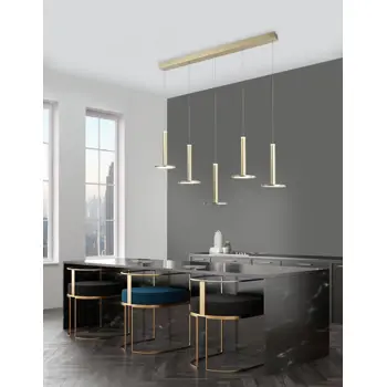 PALENCIA VISILICA LED 50W/3000K/3946lm/IP20/MESING ZLATNA