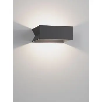 PALETO Vanjska Zidna Svjetiljka LED 9W IP65 2700K 702lm Siva