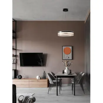 PAULINE VISILICA LED 37W/3000K/2646lm/DIMM/IP20/CRNA