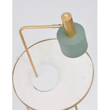 PAZ STOLNA LAMPA E27 /IP20/ZLATNA & MINT