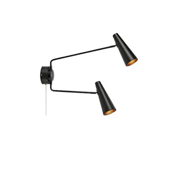 PEAK ZIDNA SVJETILJKA CRNA E14