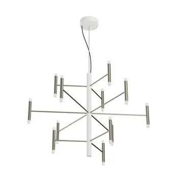 PERLA VISEĆA SVJETILJKA IP20/8110lm/3000K BIJELA,Brushed CRNA Nickel