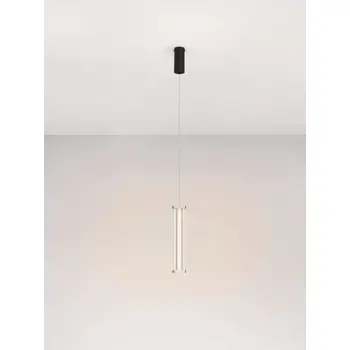 PHEME LED VISILICA CRNA 6W IP20 3000K TRIAK PRIGUŠLJIVA