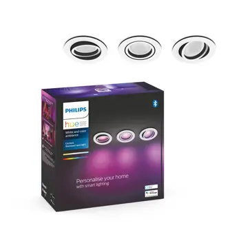 PHILIPS CENTURA HUE UGRADBENA SVJETILJKA BIJELA 3X4.2W