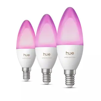 PHILIPS HUE pametna LED žarulja White and Color Ambiance B39 E14 (set 3 kom)