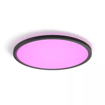 TENTO PHILIPS HUE pametni LED panel bijeli & COLOUR AMBIANCE ROUND M crni