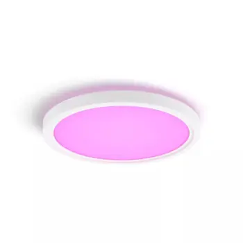 TENTO PHILIPS HUE pametni LED panel bijeli & COLOUR AMBIANCE ROUND S bijeli