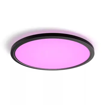 TENTO PHILIPS HUE pametni LED panel bijeli & COLOUR AMBIANCE ROUND XL crni