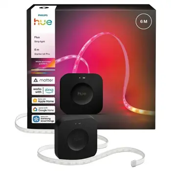 PHILIPS HUE STARTER SET pametna LED traka FLUX STRIP LIGHT 6M + BRIDGE PRO