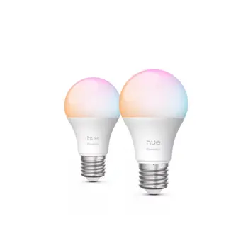 PHILIPS HUE WCA SMART ŽARULJE 2x 806Lm E27 2200-6500K+RGB