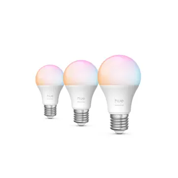 PHILIPS HUE WCA SMART ŽARULJE 3x 806Lm E27 2200-6500K+RGB