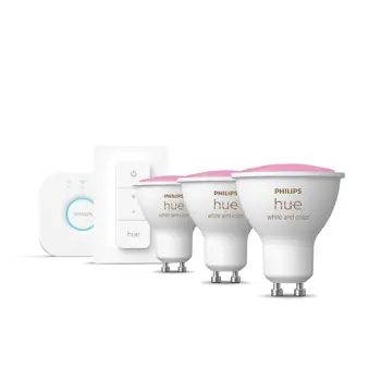 Philips Hue STARTER SET LED PAMETNE ŽARULJE 3xGU10/2000-6500K+RGB/350lm + PRIBOR