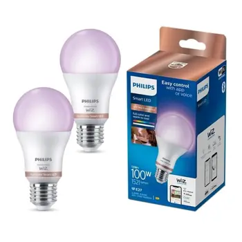 PHILIPS SMART LED žarulja 100W A60 E27 RGB bijela (1521 lm) (set 2 kom)