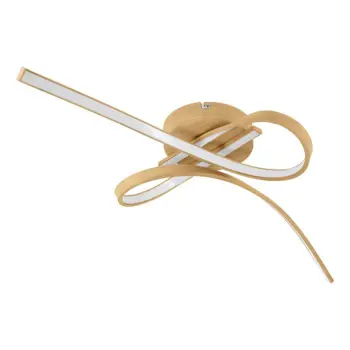 PLAFONJERA 1xLED 20,5W, DRVO OPTIK/BIJELA SELVINA 2