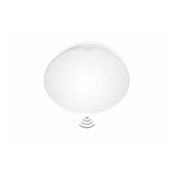 PLAFONJERA SA SENZOROM LED/9,5W/3000K/840lm/240 IP44 3-8m/360°/2-2000lux STAKLO