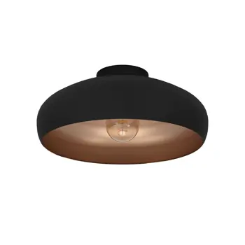 PLAFONJERA 1xE27 60W, METAL MOGANO