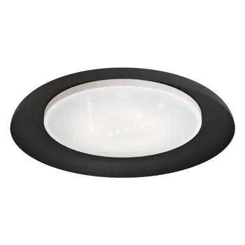 PLAFONJERA 1xLED 17,8W, PROM 465, CRNO/BIJELA KRISTAL PENJAMO