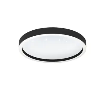 PLAFONJERA 1xLED 17,8W, RGB-BIJELA, PROM 420, CRNA/KRISTAL EF. MONTEMORELOS-Z