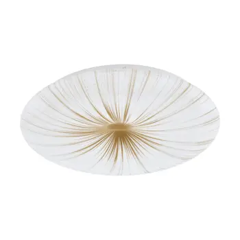 PLAFONJERA 1xLED 19,5W, PROM 410, BIJELA/ZLATNA NIEVES 1