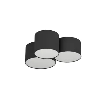 PLAFONJERA/3 E27 PROM 610, CRNO/BIJELA PASTORE 2