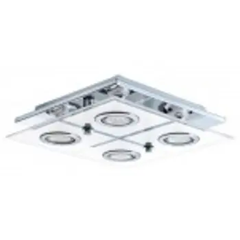 PLAFONJERA 4xLED GU10, 4X3 W, KROM/SATEN CABO