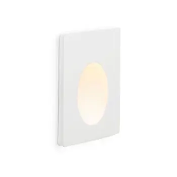 PLAS-1 WHITE RECESSED 1 LED 1W 3000K