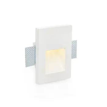 PLAS-3 WHITE RECESSED 1 LED 1W 3000K