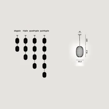 PLASS MEDIA VISILICA DVOSTRUKA SIVA