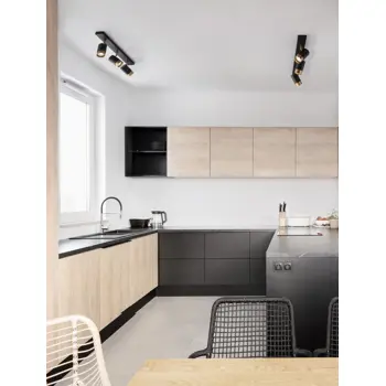 POGNO REFLEKTOR 3X GU10 IP20/CRNA & ZLATNA