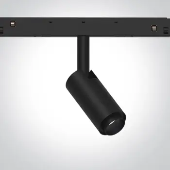 PRILAGODLJIV CRNI REFLEKTOR ZA MAGNETNE ŠINE 7W 48V IP20 MINI/MIDI/MAXI/P&P