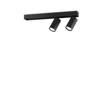 PROFILO STROPNA SVJETILJKA PL2 CRNA GU10