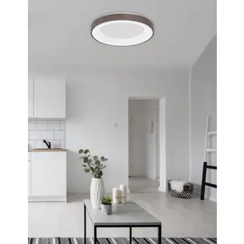 RANDO THIN PLAFONSKA SVJETILJKA LED 50W/3000K/2864lm/DIMM/IP20/BRUŠENA SMEĐA