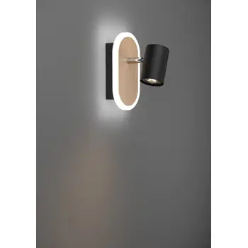 REFLEKTOR 1xLED 1X7W, DRVO/CRNA/BIJELA RIMBOCCHI