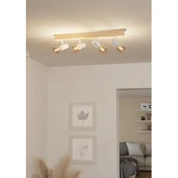 REFLEKTOR 4xE27 DRVO/BIJELA TOWNSHEND 3