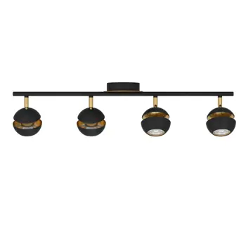 REFLEKTOR 4xLED 4X3,3W, 4X240lm, ZLATNA/CRNA NOCITO