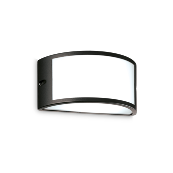 REX-1 ZIDNA SVJETILJKA AP1 CRNA E27 IP44