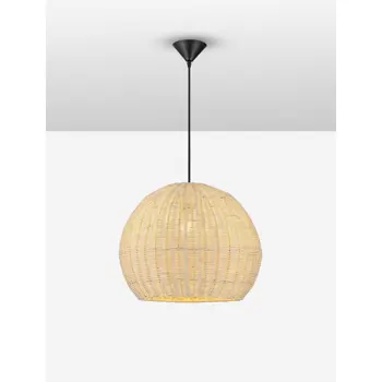 RIELO VISILICA PRIRODNI RATAN E27 1X12W IP20