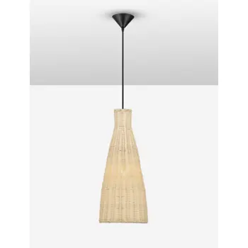 RIELO VISILICA PRIRODNI RATAN E27 1X12W IP20