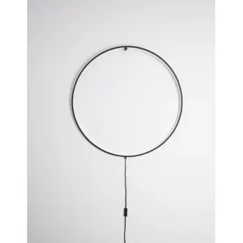 RING ZIDNA LAMPA LED 19W/3000K/901lm/IP20/CRNA