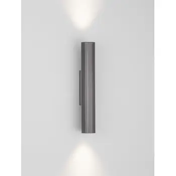 RIVETA ZIDNA LED SVJETILJKA CRNI NIKAL 6W IP20 3000K SVJETLO-GORE I DOLJE