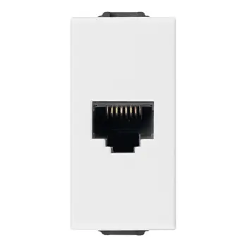 RJ45 CAT5E NETSAFE UTP 110 UTIČNICA BIJELA