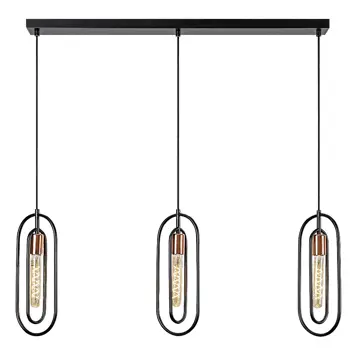 ROVIER VISILICA E27 3x MAX 40W/MAT CRNA/IP20