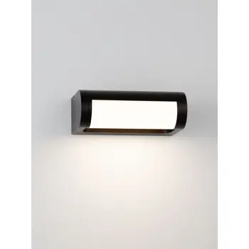 ROX Vanjska Zidna Svjetiljka LED 12W IP65 2700K 810lm Crna