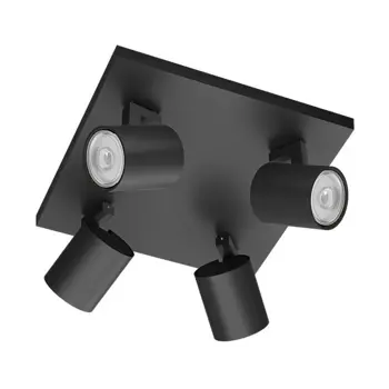 RUNNER REFLEKTOR 4×GU10/35W/230V CRNI