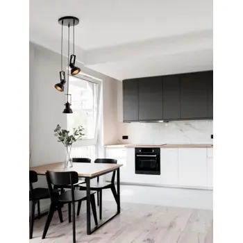 RUVI VISILICA E14 /IP20/MATT CRNA