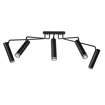 SENOBIA STROPNA SVJETILJKA GU10 5X MAX 35/CRNA/IP20