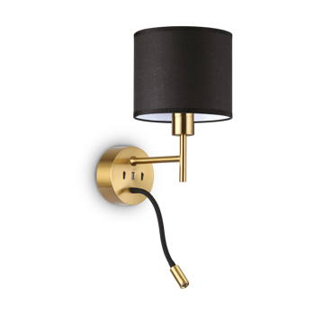 SET UP ZIDNA LAMPA MAP2 OTTONE E27/LED